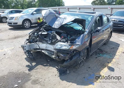 2014 Honda Civic Ex z USA, uszkodzony, nr VIN 19XFB2F87EE005417